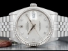 Rolex|Datejust 36 Argento Jubilee Silver Lining Diamonds Dial|16234